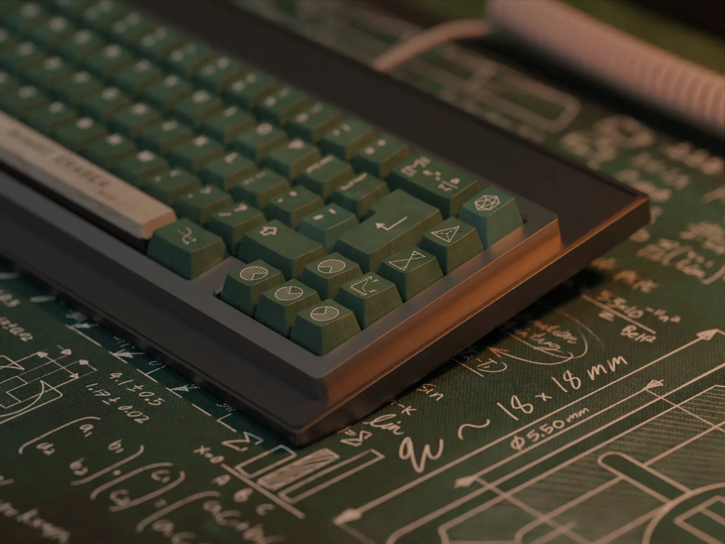TK Chalk Deskmat