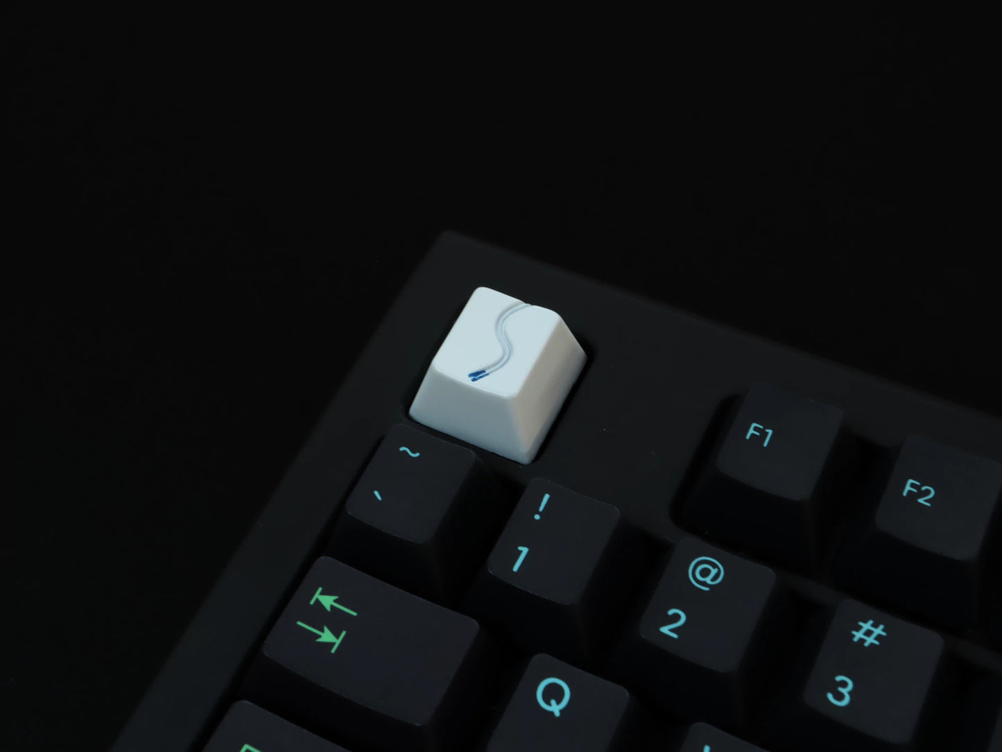 Ski Tracks Keycap