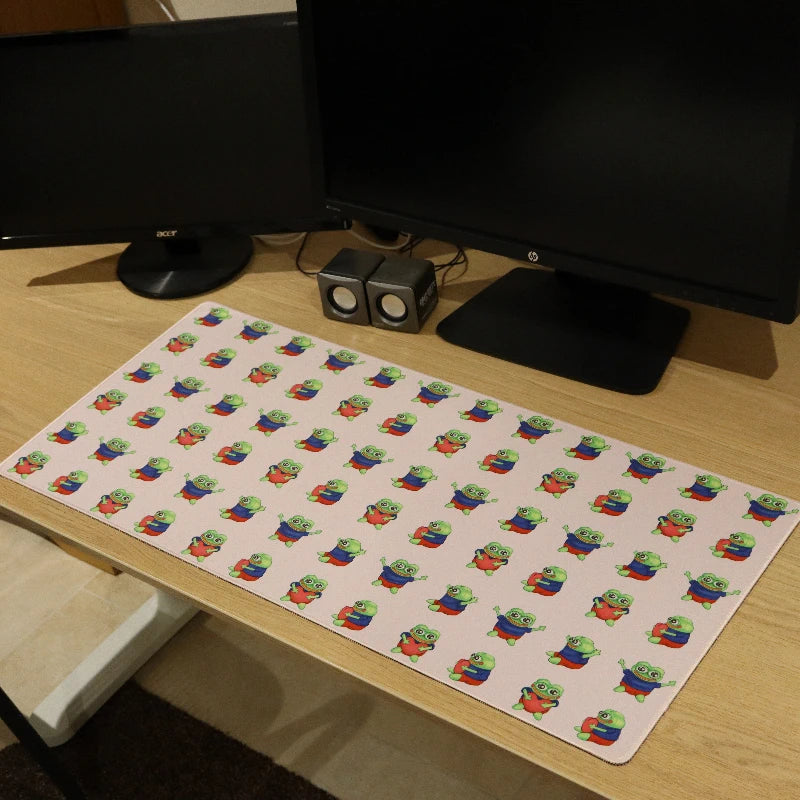 Peepo Desk Mat - Light (Collab @ PeepoParadise)