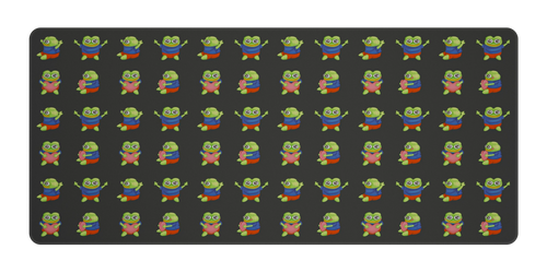 Peepo Desk Mat - Dark (Collab @ PeepoParadise)