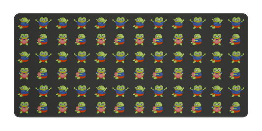 Peepo Desk Mat - Dark (Collab @ PeepoParadise)