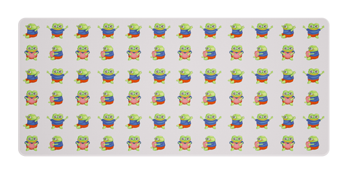 Peepo Desk Mat - Light (Collab @ PeepoParadise)