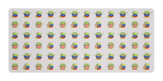 Peepo Desk Mat - Light (Collab @ PeepoParadise)