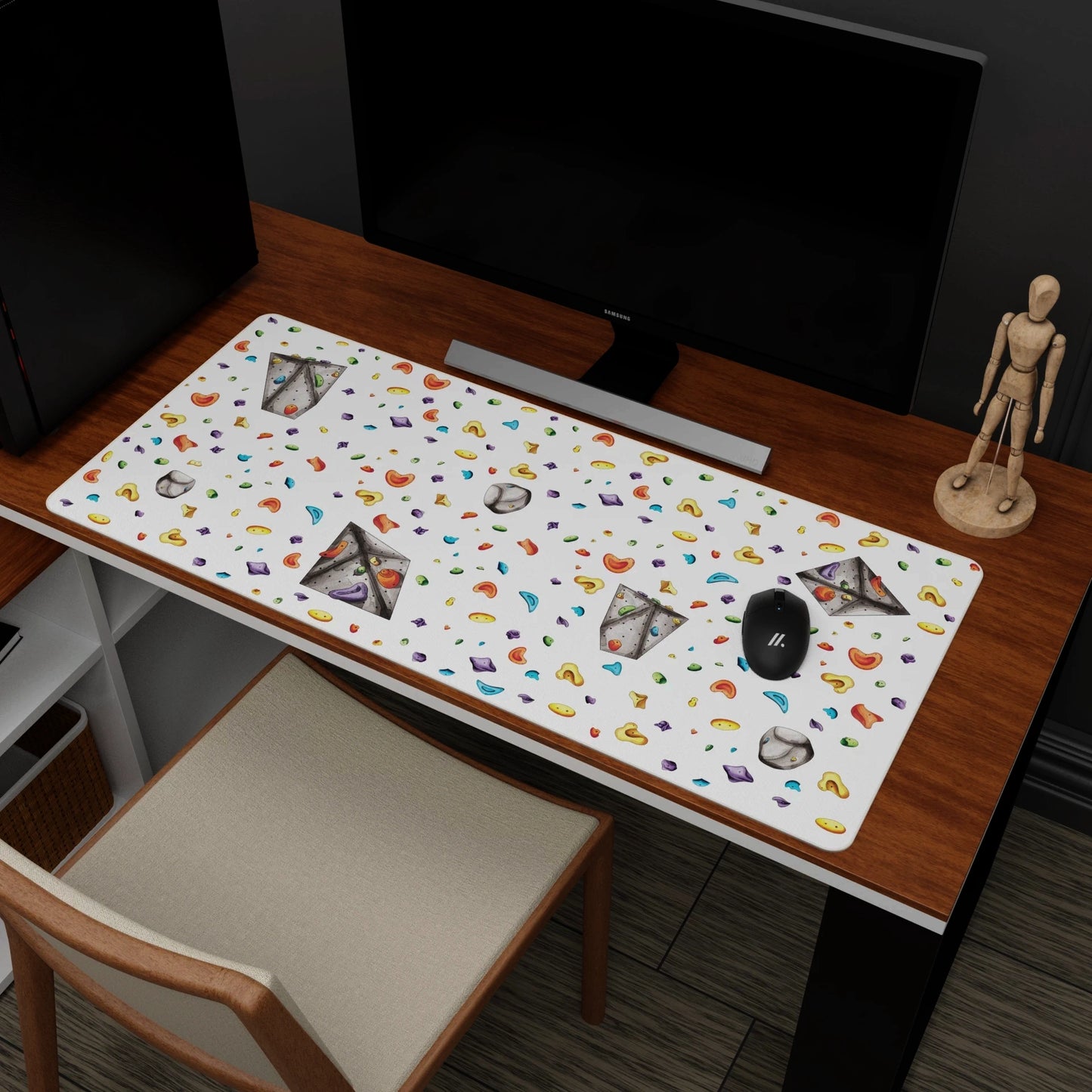 Bouldering Wall Desk Mat