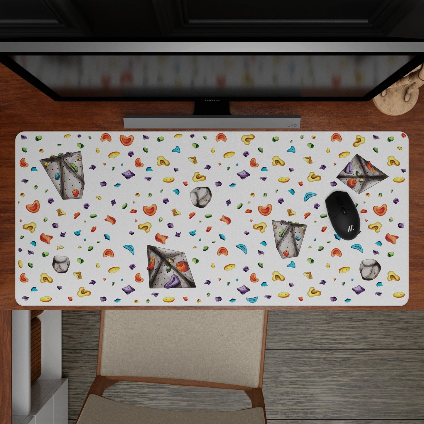 Bouldering Wall Desk Mat
