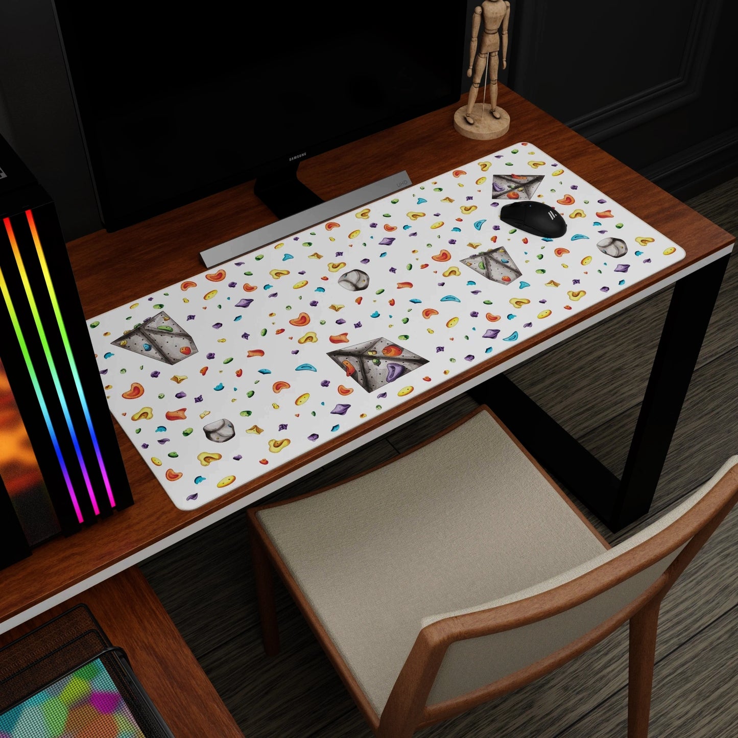 Bouldering Wall Desk Mat