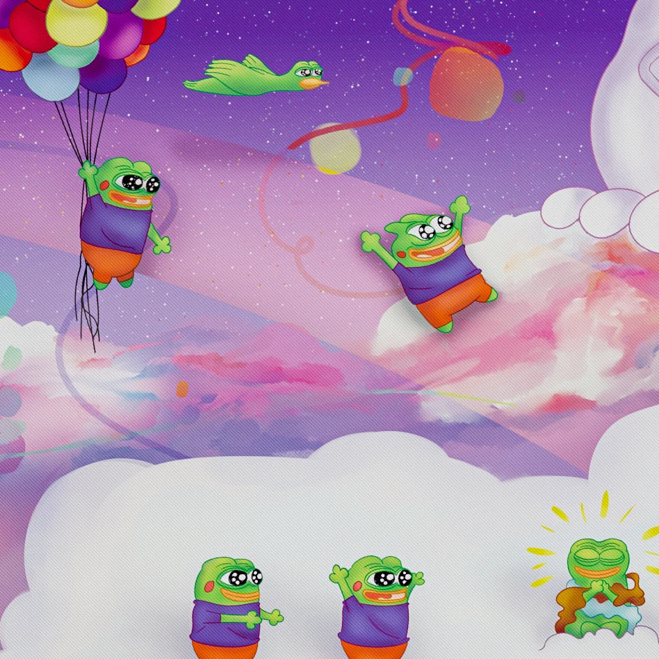 Peepo Paradise Desk Mat (Collab @ PeepoParadise)