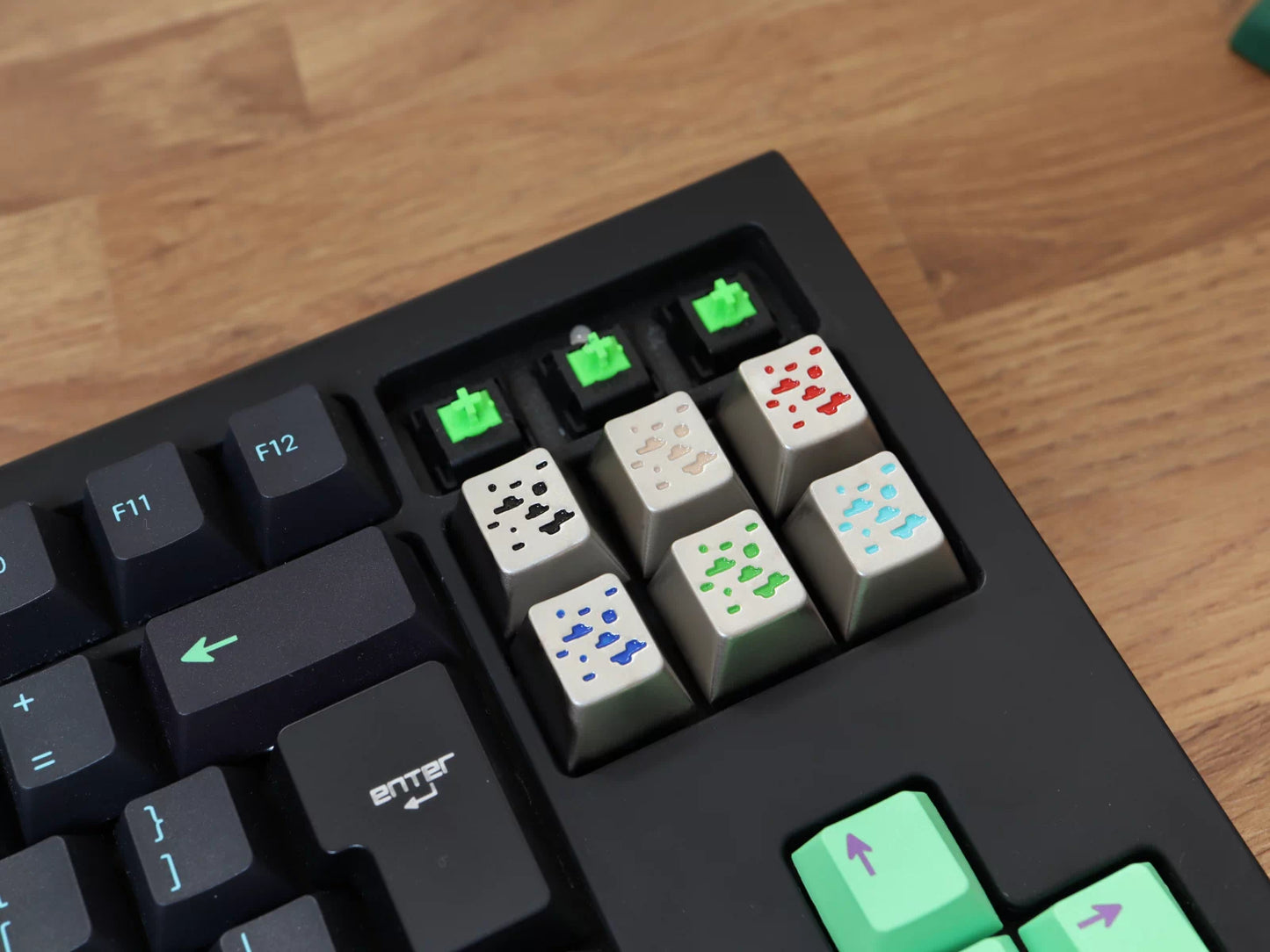 Metal Ore Keycaps