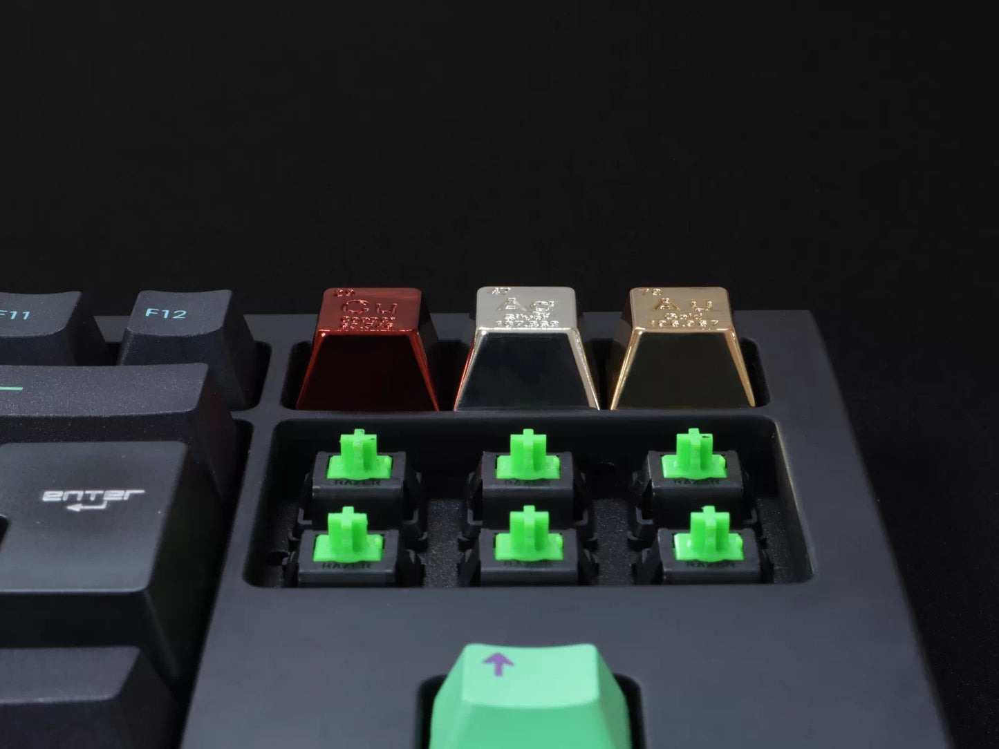 Metal Element Keycaps