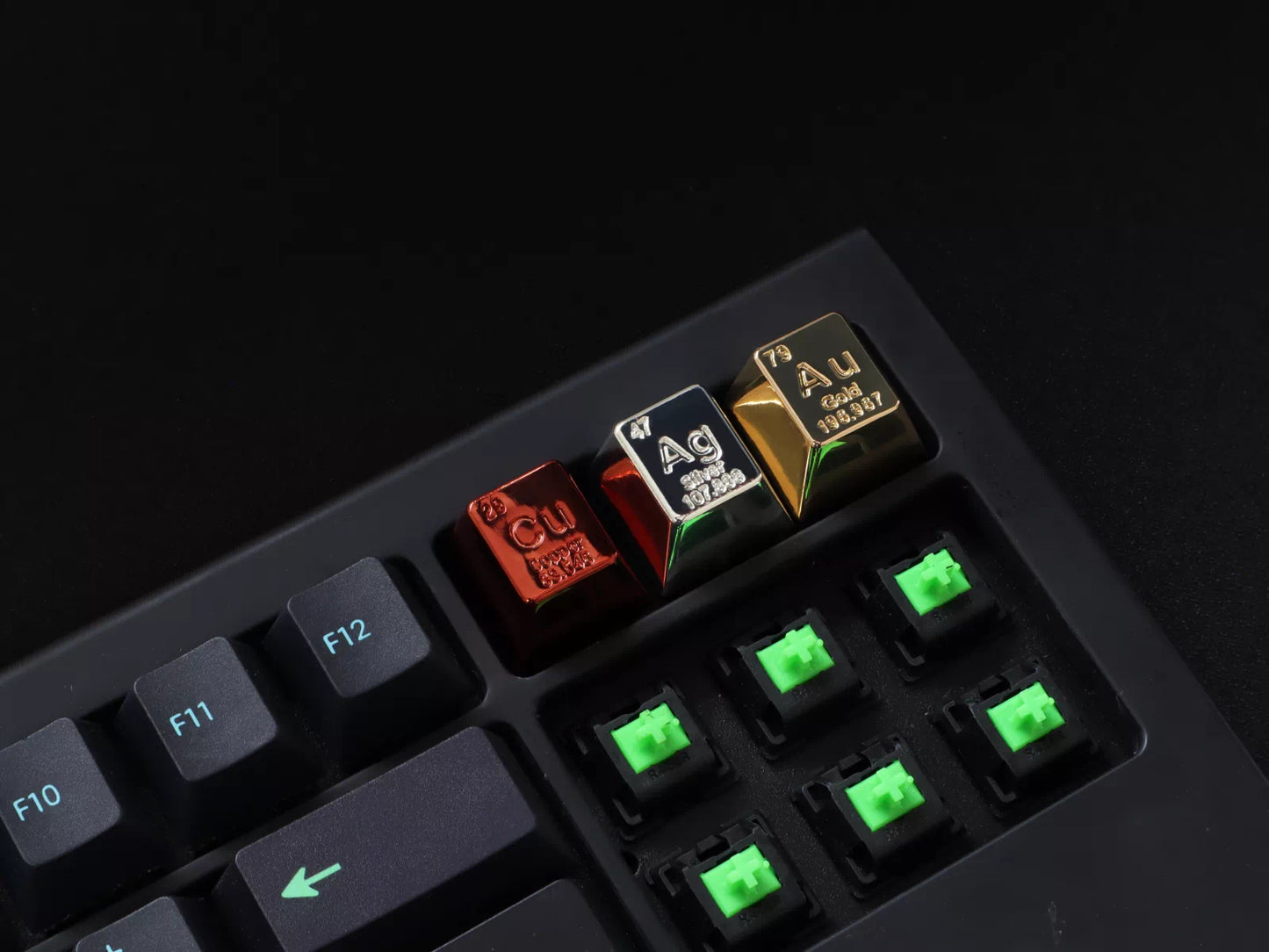 Metal Element Keycaps