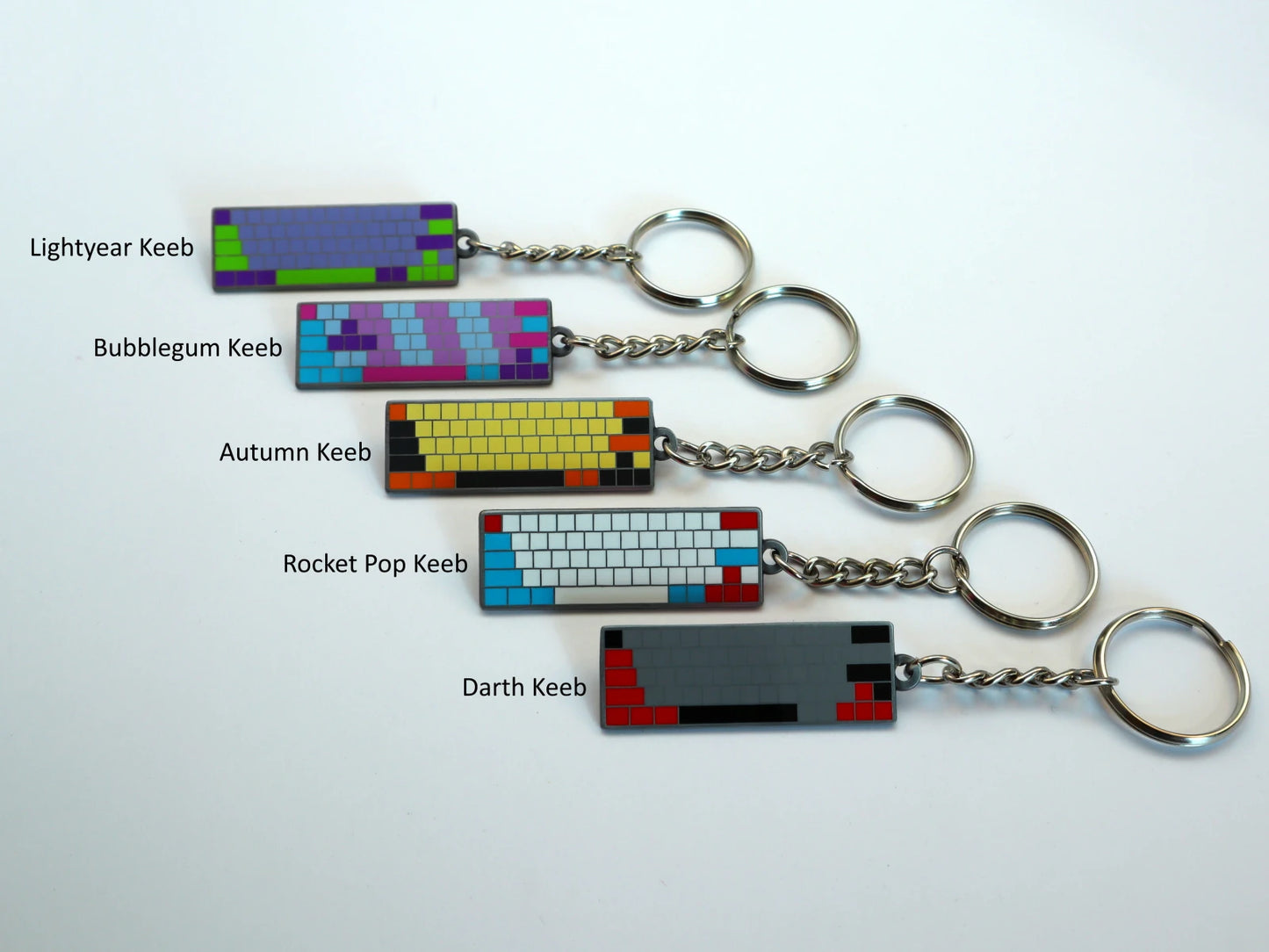 Hard Enamel Keebchains
