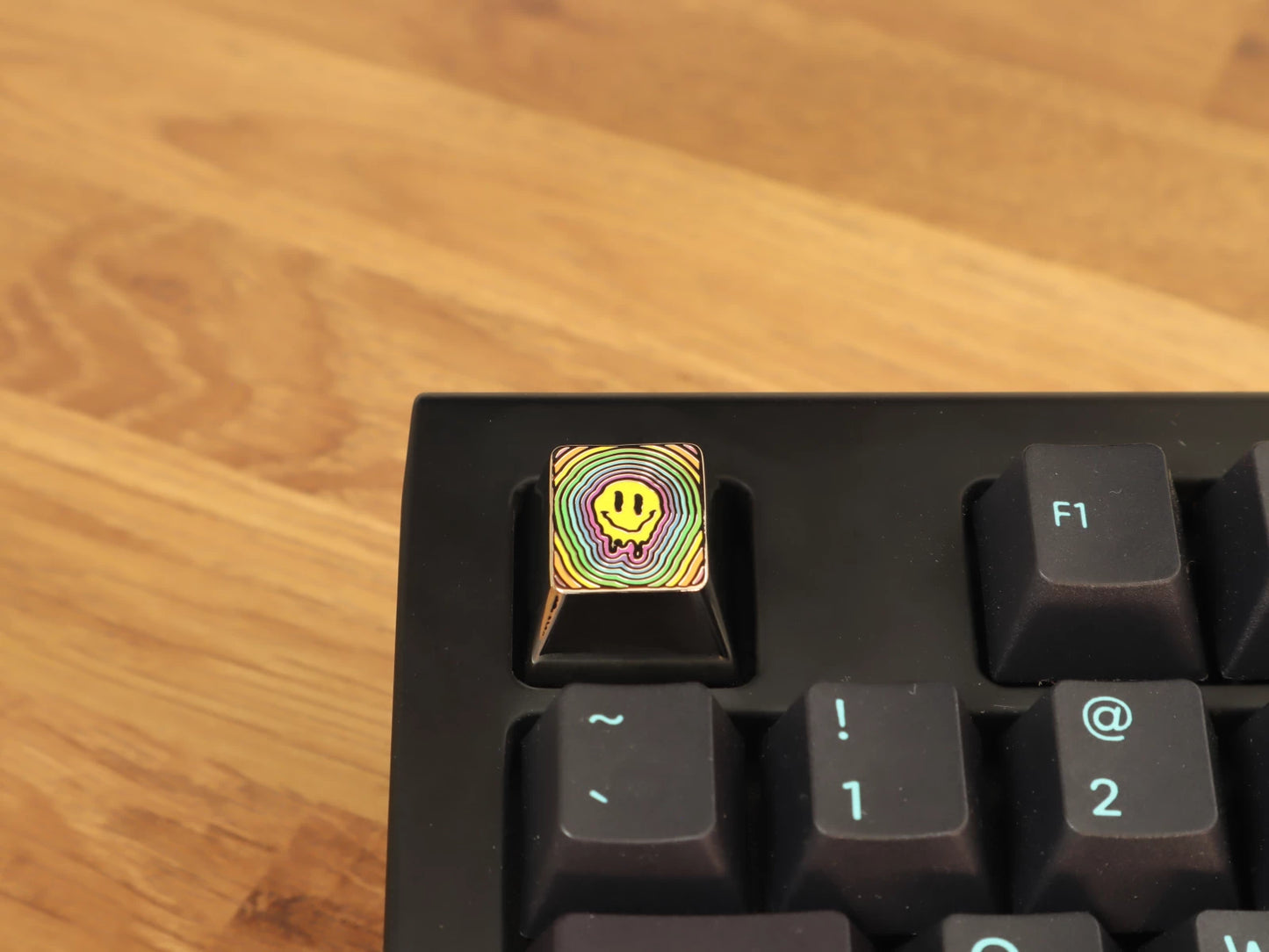 Rainbow Smiley Keycap