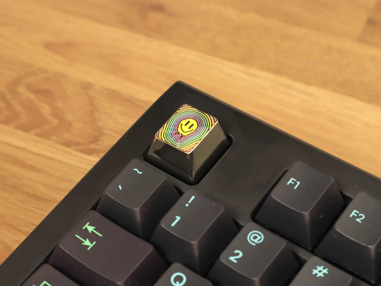 Rainbow Smiley Keycap