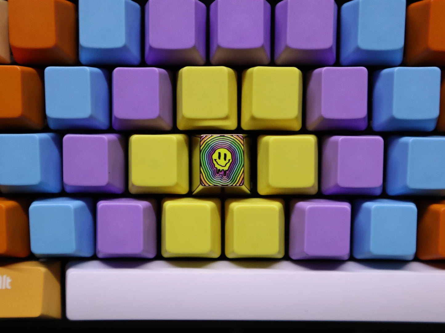 Rainbow Smiley Keycap