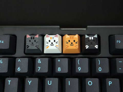 Cute Cat Keycaps