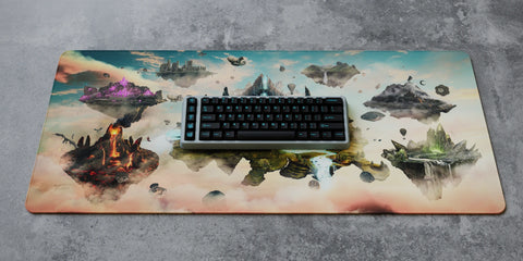 Runic Keyboard Islands Desk Mat