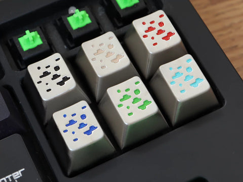 Metal Ore Keycaps